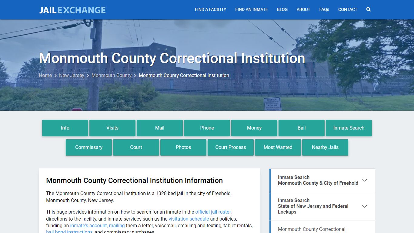 Monmouth County Correctional Institution - Jail Exchange